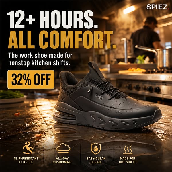 Tough on Grease, Easy on Feet