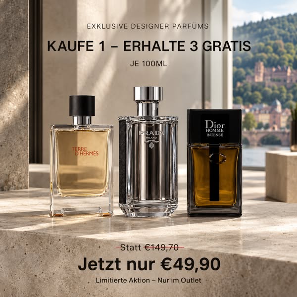 Nur solange verfügbar: 1 bezahlen – 3 erhalten