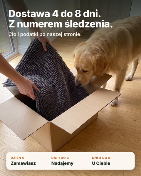 4 do 8 dni, z numerem śledzenia