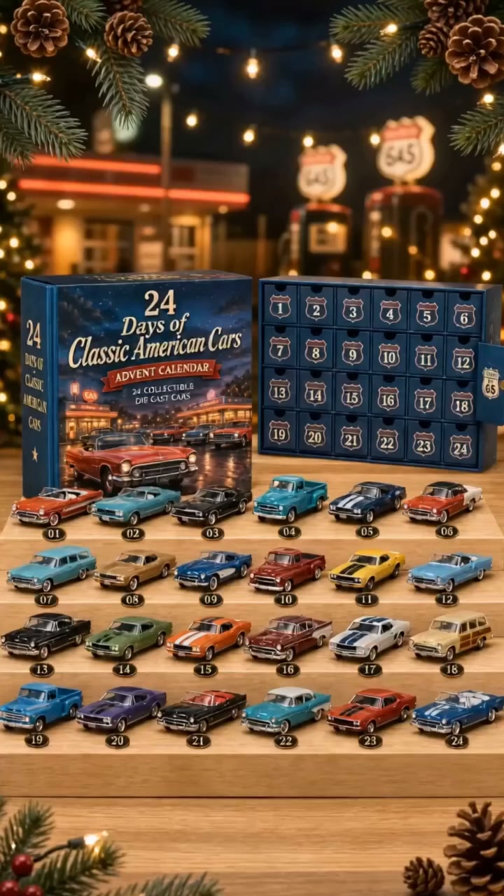 24 Days of Classic American Cars Advent Calendar