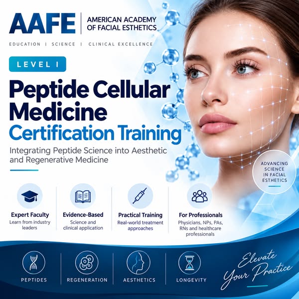 AAFE Peptide Cellular Medicine Online Certification Training 2026