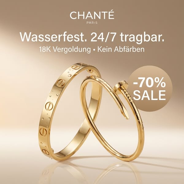 Bis zu 70 % Rabatt + Klee-Armband geschenkt