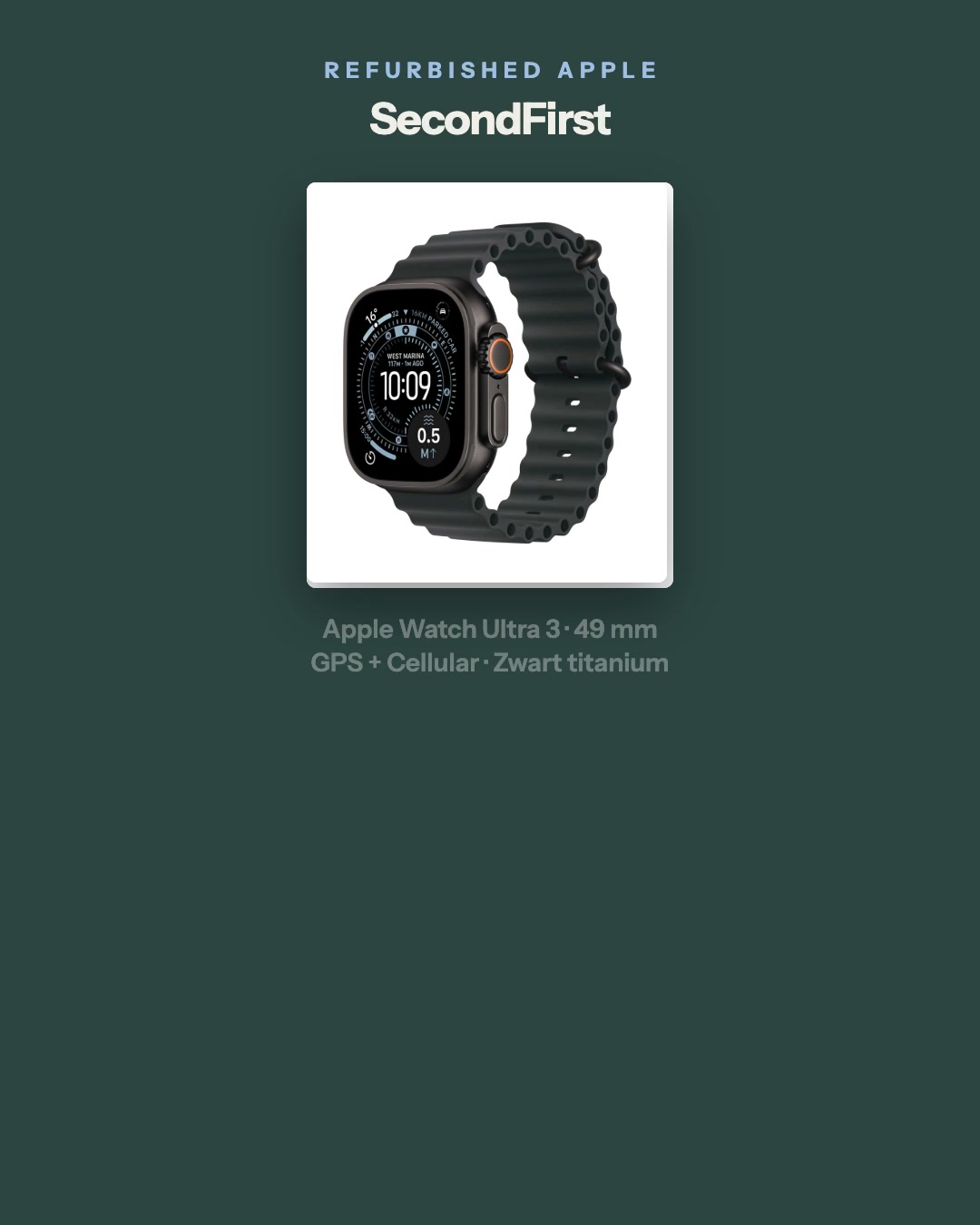 Apple Watch Ultra 3 vanaf €619,99