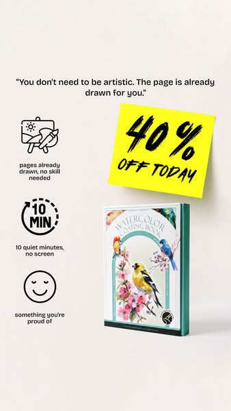 40% OFF Today