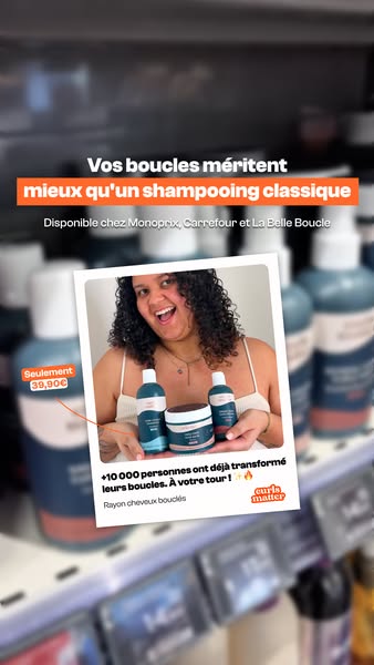 Découvre ta routine cheveux bouclés en 3 étapes !