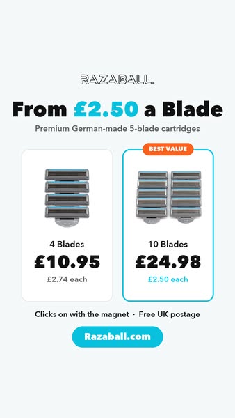 10 Blades, £2.50 Each, Free Postage
