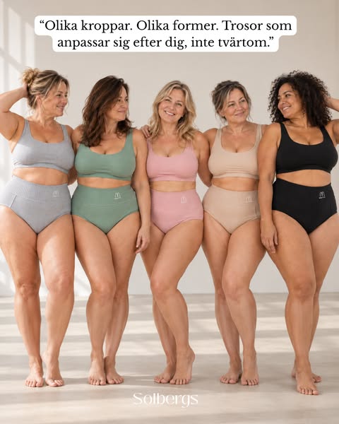 Mageform | 6-pack Andas & Bekväma Höga Midjetrosor med Magstöd