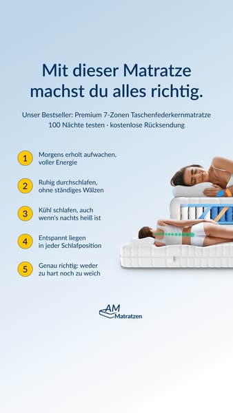 Unser Bestseller für erholsamen Schlaf