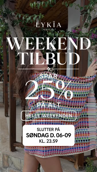25% på ALT hos LYKÏA