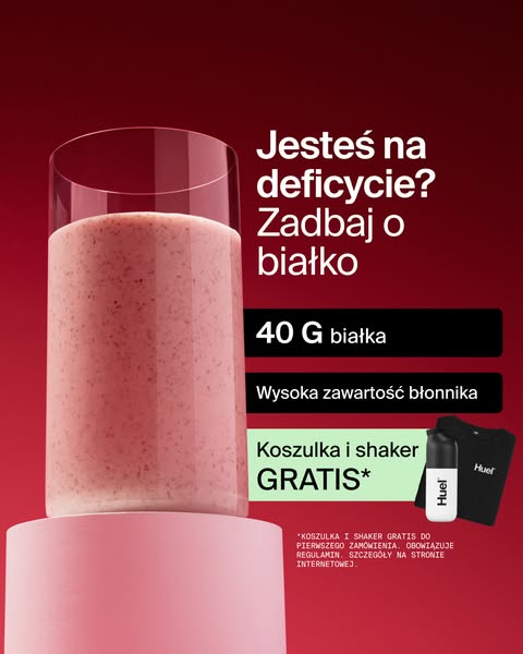 40 g białka. Gotowe w kilka sekund.