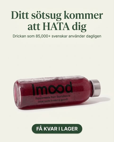 Mindre sötsug. Mer kontroll.