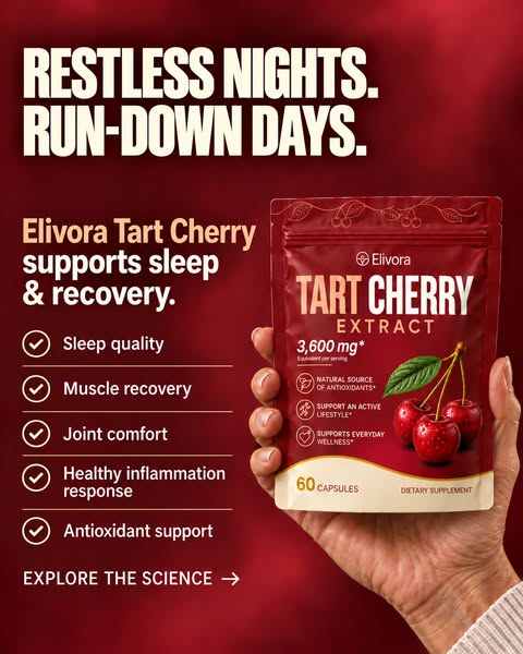Explore Tart Cherry for Sleep & Recovery