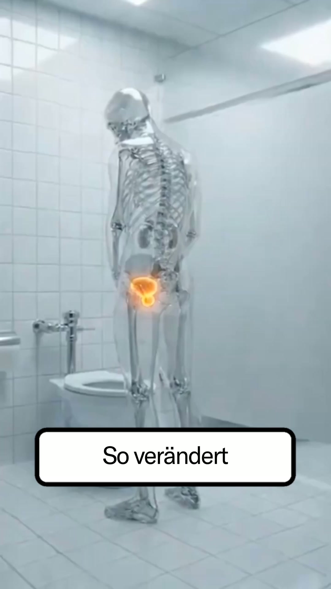 Spül raus, was nicht hinein gehört.