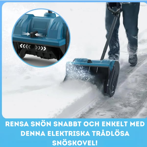 Effektiv Trådlös Snöskovel – Nu med 50% Rabatt