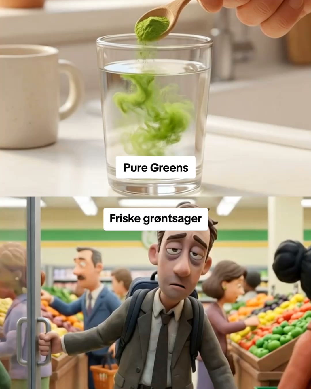 Når du ikke når at få nok grønt