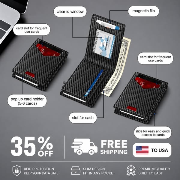 Finally, an RFID Wallet with a Cash Pocket.
