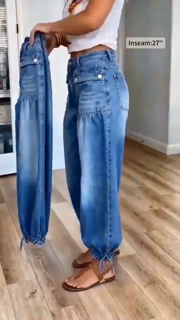 Trendy denim uden den stive følelse
