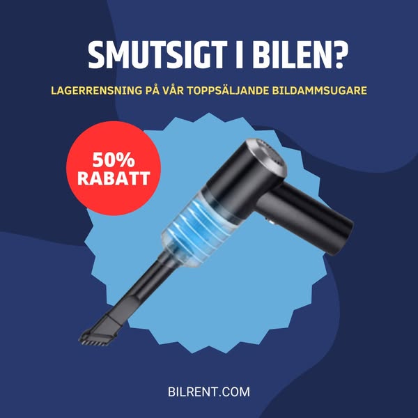 LAGERRENSNING - 50% RABATT