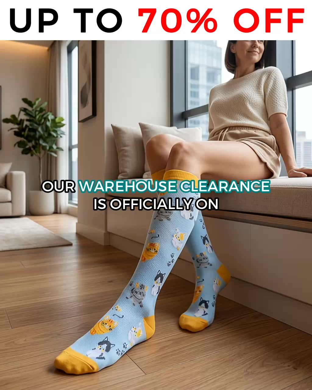 WAREHOUSE CLEARANCE — UP TO 70% OFF!