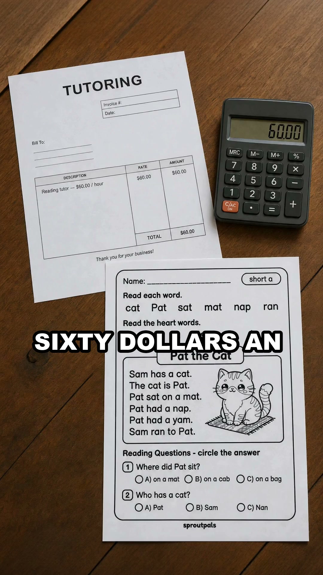 Reading Practice at Your Own Table