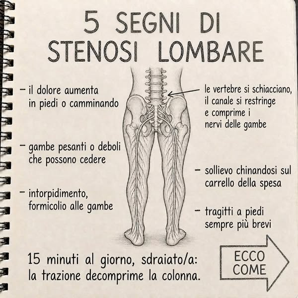 5 segnali di stenosi lombare (e 1 soluzione semplice).