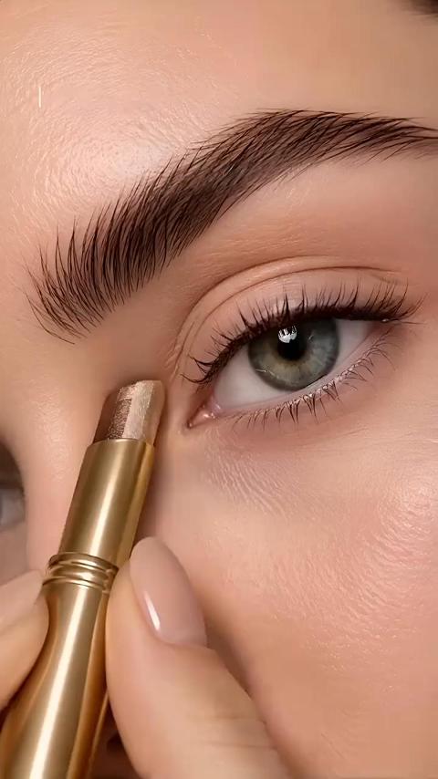 Terrible At Eye‑Makeup? Try This 3‑In‑1 Eyeshadow Stick!