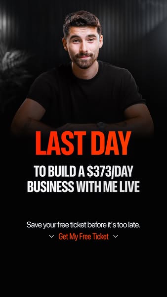 Last Chance to Build $373/Day side hustle, Live, In Just 5 Days