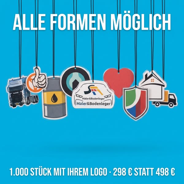 Ihr Logo fährt jeden Tag mit