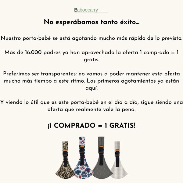 1 Comprado = 1 Gratis