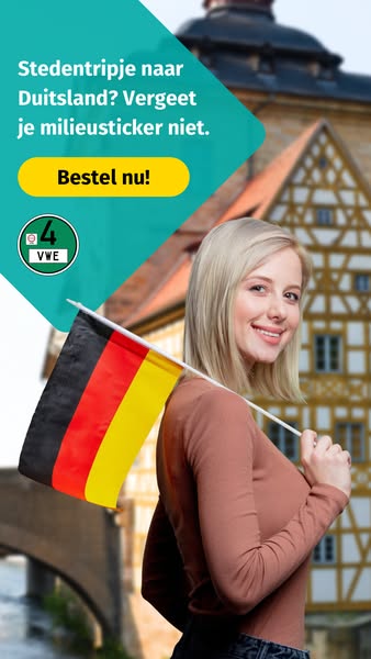 Tripje naar Duitsland? Vergeet de milieusticker niet!