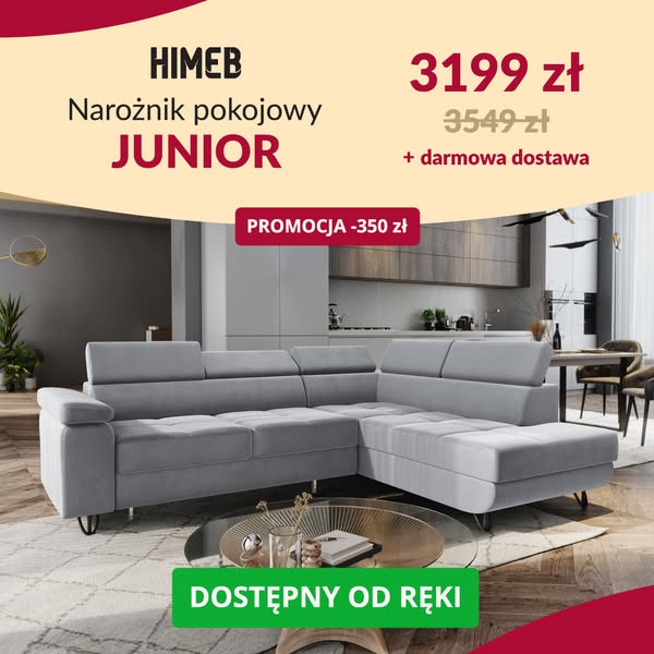 Narożnik Junior już za 3199 zł - PROMOCJA