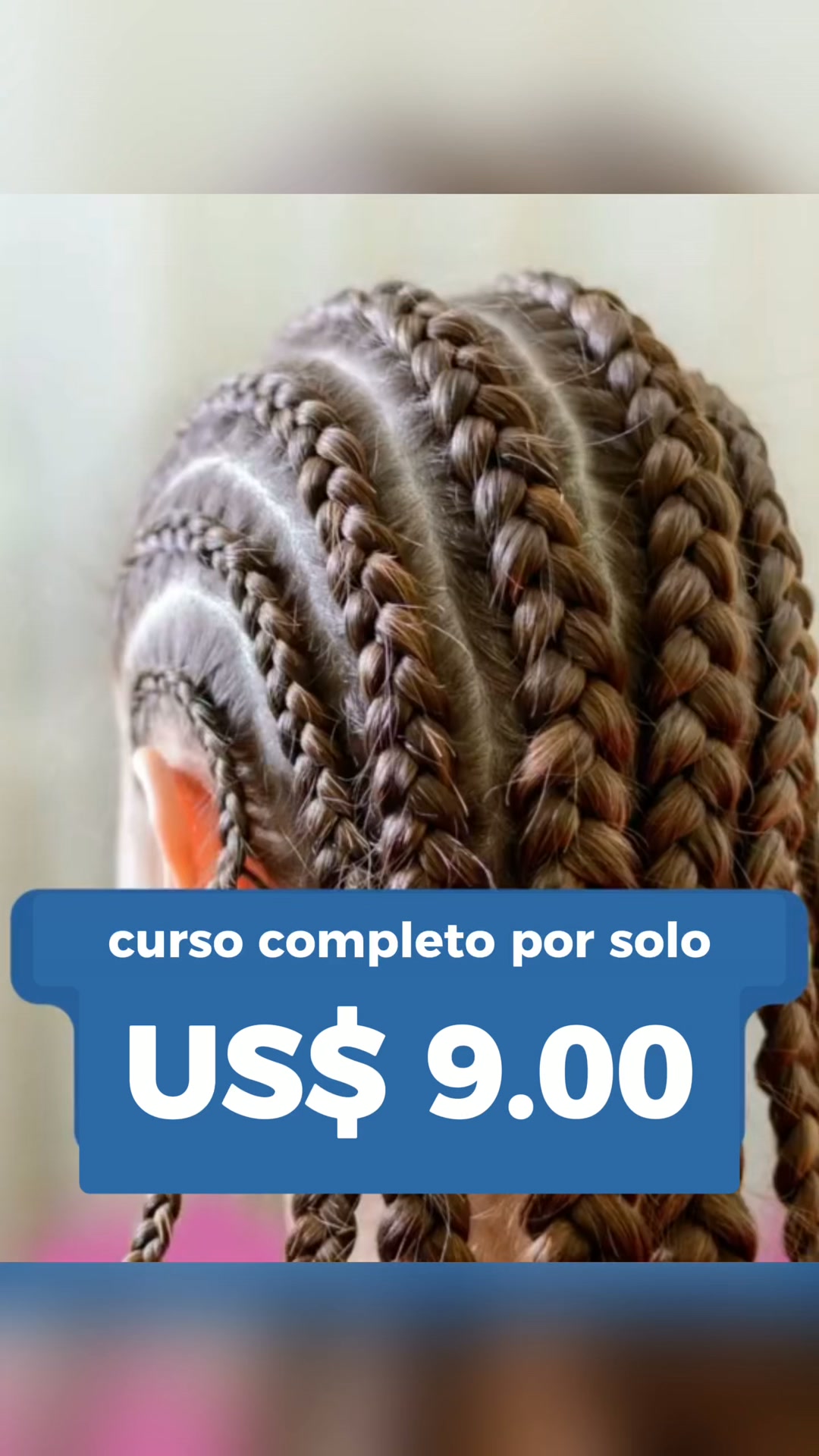 Domina +10 técnicas de trenzas por $9