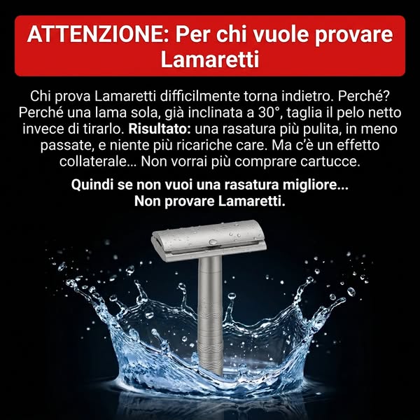 5 lame IN OMAGGIO (90 giorni di rasatura)