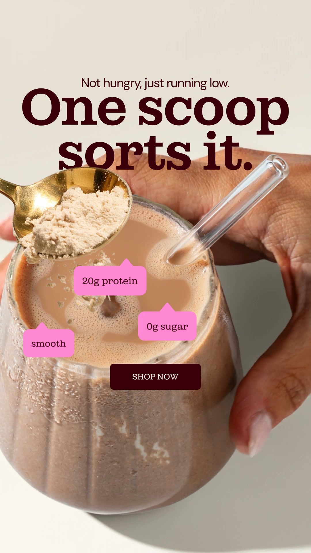 The protein powder that has your back.