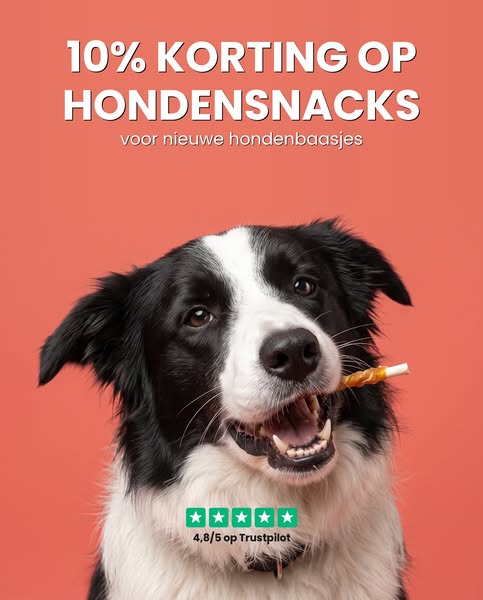 10% korting op hondensnacks