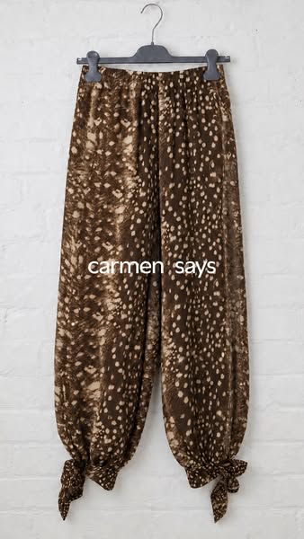 BAMBI NOIR BALLOON PANTS
