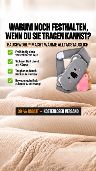 BauchWohl™ ist gerade heiß begehrt – jetzt sichern!