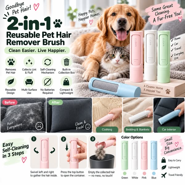Say Goodbye to Stubborn Pet Hair