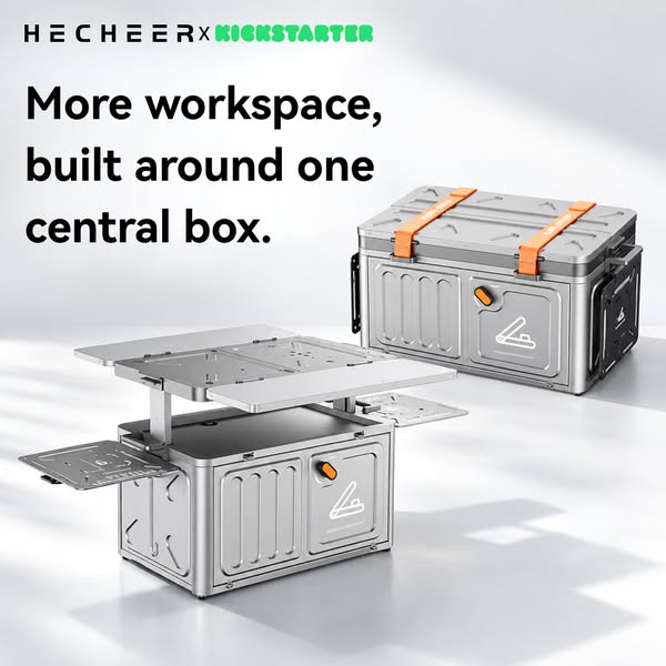 THE 1ST MODULAR CAMP KITCHEN: BOX TO FULL STATION IN SECONDS