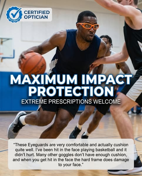 Prescription Basketball Glasses for the Court