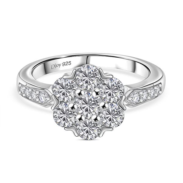 £59.99 | DJoy Moissanite Pressure Set Ring 1.27 Ct.