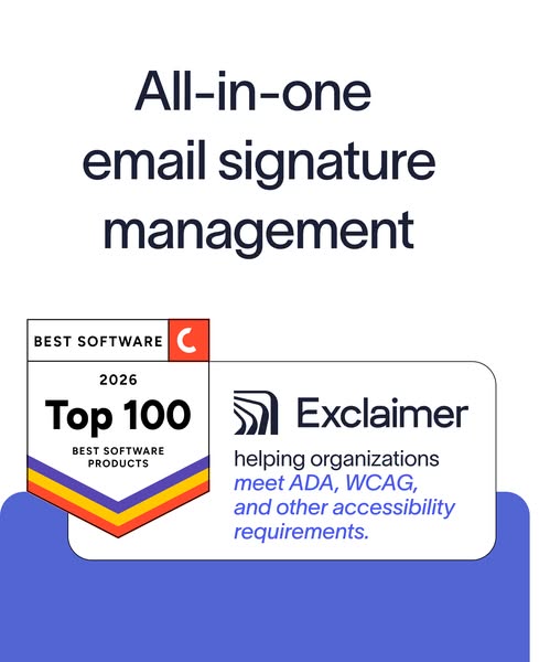 All-in-one email signature management