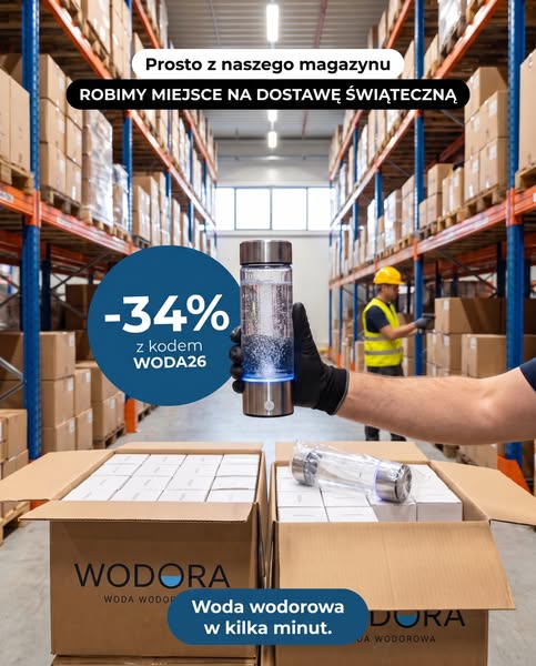 Poczuj różnicę z wodą wodorową