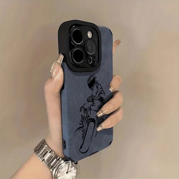 Motorcycle Rider iPhone Case | Biker Style Anti-Scratch Cover