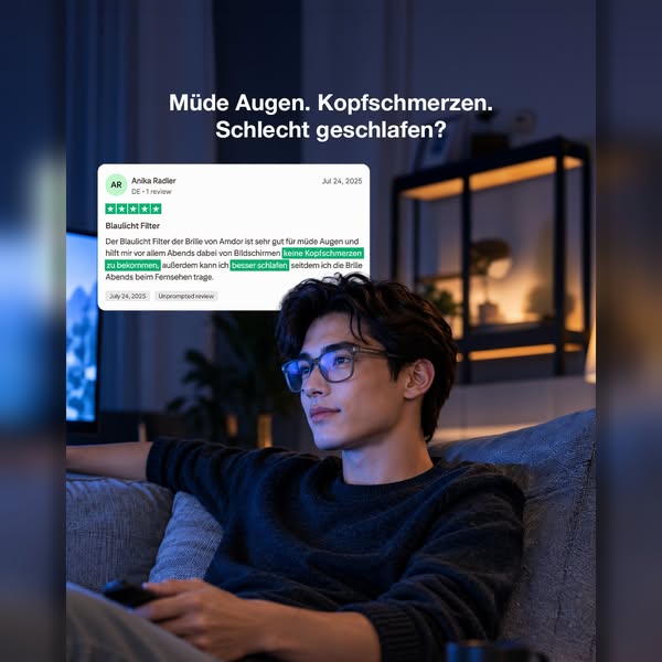 1+1 GRATIS: BLAU II Blaulichtfilterbrille