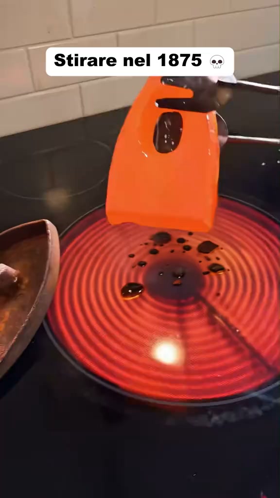 Si scalda in 5 secondi. Pieghe via in una passata.