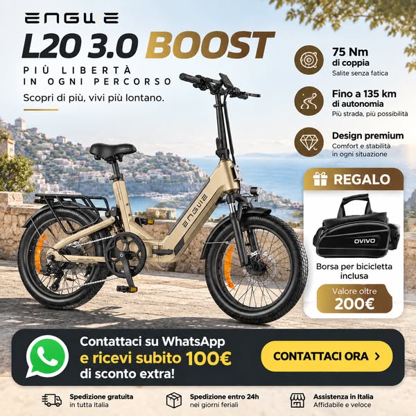 ENGWE L20 3.0 BOOST – Offerta a tempo limitato