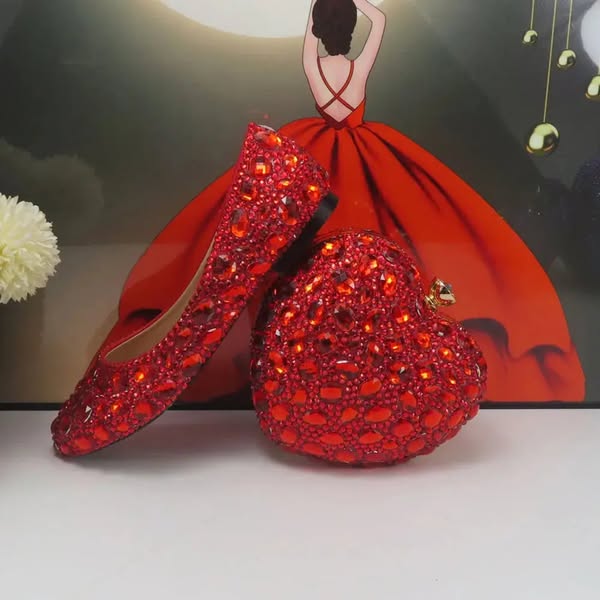 Valentine Shoe & Bag Set