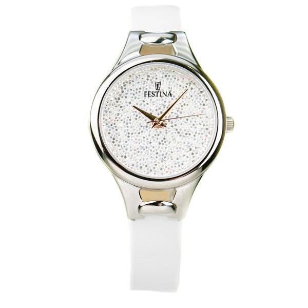 £30.60 - Festina Swarvoski White Ladies Watch F20334/1
