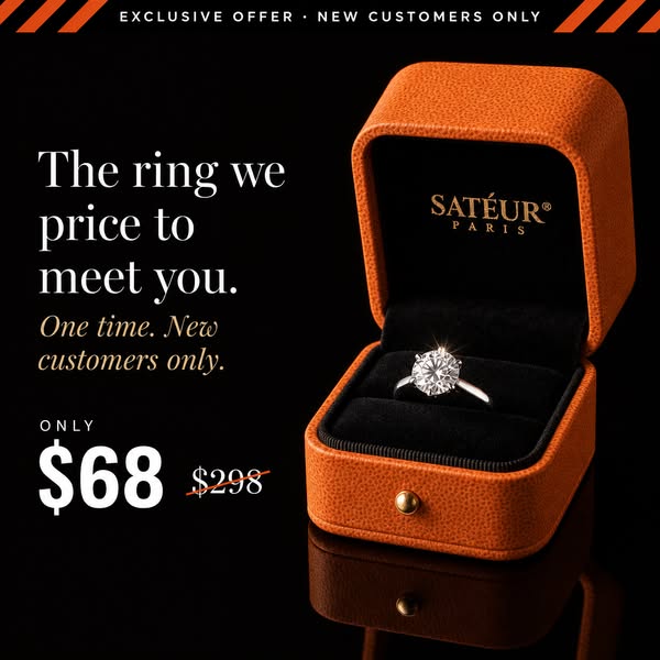 $68 for 1.00 Carat Satéur Destinée Ring™